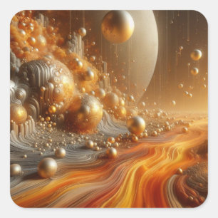 Celestial Symphony Quadratischer Aufkleber