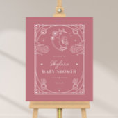 Celestial Tarot Rose Kinderdusche Begrüßungszeiche Poster