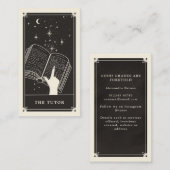 Celestial Tarot Tutor Visitenkarte (Vorne/Hinten)