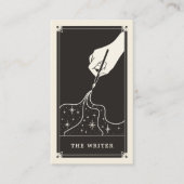 Celestial Tarot Writer Business Card Visitenkarte (Vorderseite)