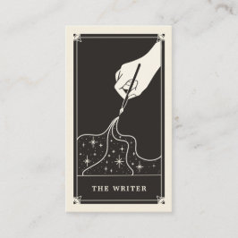 Celestial Tarot Writer Business Card Visitenkarte