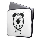 Celestial Tatsu Dragon Zodiac Laptopschutzhülle (Vorderseite Links)