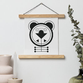 Celestial Tatsu Dragon Zodiac Wandteppich Mit Holzrahmen