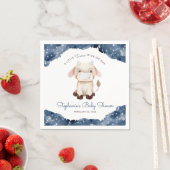 Celestial Taurus Watercolor Babydusche Serviette (Beispiel)