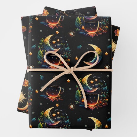 Celestial Tea Geschenkpapier Set (Beispiel)