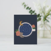 Celestial Teetasse Dankeskarte (Stehend Vorderseite)