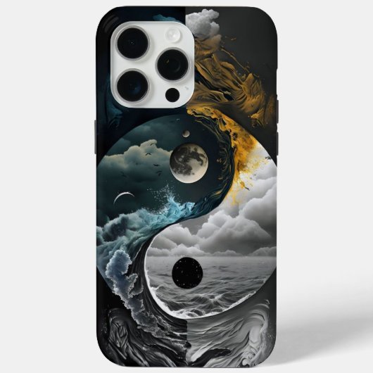 Celestial Tides phone case (Rückseite)