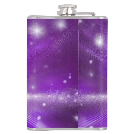 Celestial Traveler: Golden Sagittarius Flachmann (Rückseite)