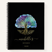 Celestial Tree of Life Sketchbook Notebook Notizblock (Vorderseite)