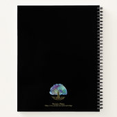 Celestial Tree of Life Sketchbook Notebook Notizblock (Rückseite)
