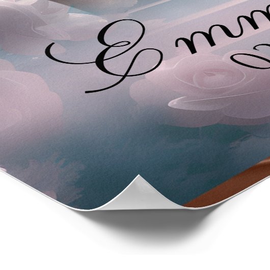 Celestial Treppengedankenposter Poster (Ecke)