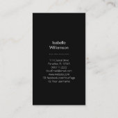 Celestial Triple Moon Earring Juwelier Display Visitenkarte (Rückseite)