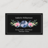 Celestial Triple Moon Goddess Metaphysische Mystik Visitenkarte (Vorderseite)