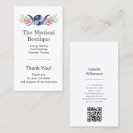 Celestial Triple Moon Goddess QR Code Danke, aber Visitenkarte