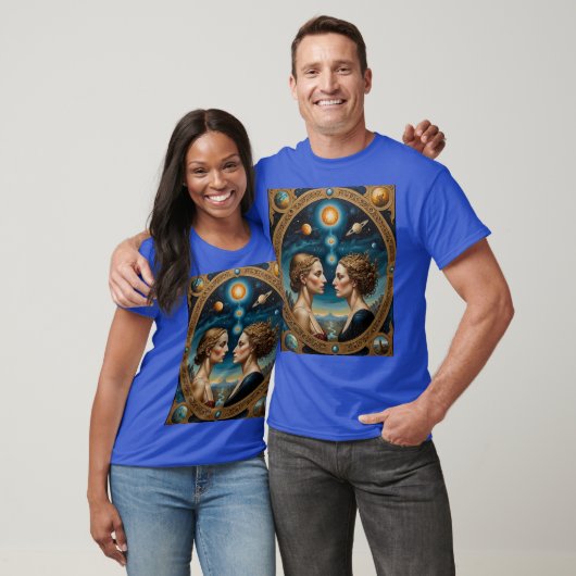 Celestial Twin Goddesses Portal Shirt (Unisex)