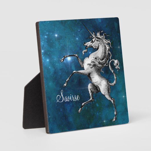 Celestial Unicorn Fotoplatte (Vorderseite)