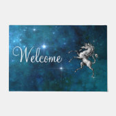 Celestial Unicorn individuell anpassbar Fußmatte (Vorderseite)