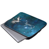 Celestial Unicorn individuell anpassbar Laptopschutzhülle (Vorne Knopf)