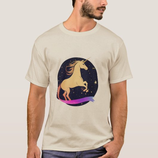 Celestial Unicorn Magic T-Shirt (Vorderseite)