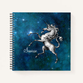 Celestial Unicorn Notizblock