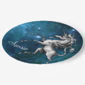 Celestial Unicorn Pappteller (Schrägansicht)