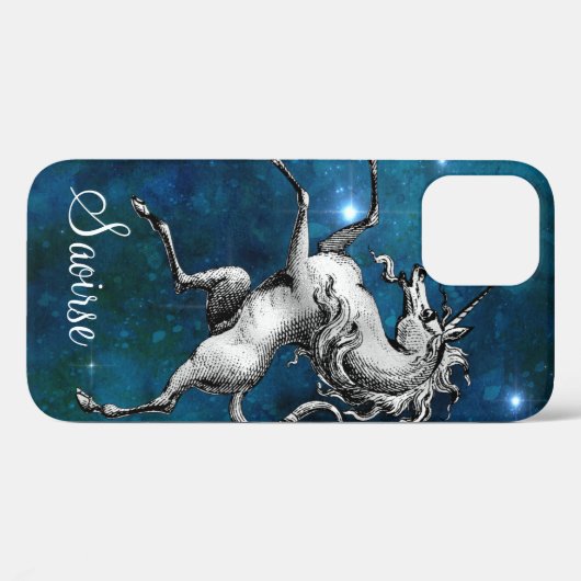 Celestial Unicorn Personalisiert Case-Mate iPhone Hülle (Rückseite (Horizontal))