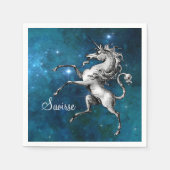 Celestial Unicorn Serviette (Vorderseite)