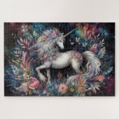 Celestial Unicorn with Botanicals Puzzle (Horizontal)