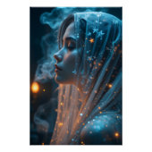 Celestial Veiled Portrait Poster (Vorderseite)