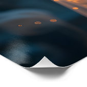 Celestial Veiled Portrait Poster (Ecke)