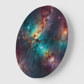 Celestial Veins Große Wanduhr (Winkel)