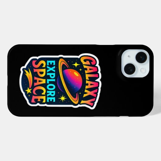 Celestial Vibes in Electric Orbit Case-Mate iPhone Hülle (Rückseite (Horizontal))