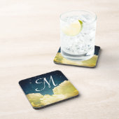 Celestial View Stars Monogram Drink Untersetzer (Rechte Seite)
