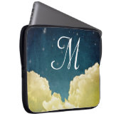 Celestial View Stars Monogramm 15" Laptop Case (Vorne Rechts)