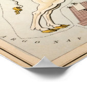 Celestial Vintag Map Poster (Ecke)