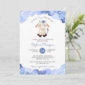 Celestial Virgo Astrologie Baby Dusche Einladung (Stehend Vorderseite)