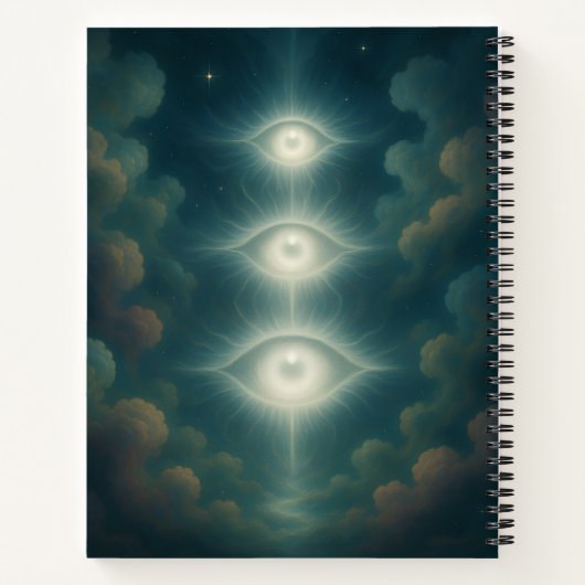 Celestial Vision Notebook Notizblock (Rückseite)