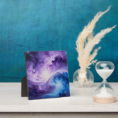 Celestial Vortex: Indigo und Amethyst Fotoplatte (InSitu)