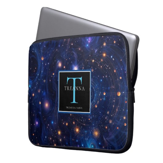 Celestial Vortex Laptopschutzhülle (Vorderseite Links)