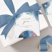 Celestial Watercolor Vielen Dank für Ihre Hochzeit Geschenkanhänger