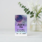 Celestial Wedding Einladung Moon Wedding Einladung (Stehend Vorderseite)