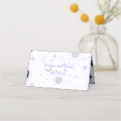 Celestial Wedding Folded Platzkarte (Rückseite)