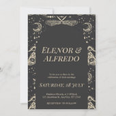 Celestial Wedding Invite Einladung (Vorderseite)