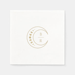 Celestial Wedding Paper Napkin Serviette