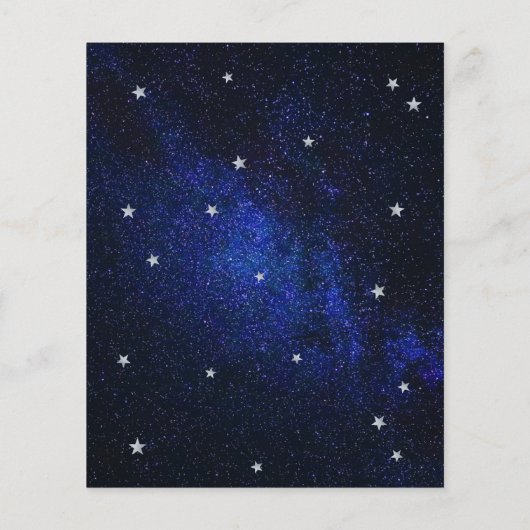 Celestial Wedding Platzkarte - Gast Name (Rückseite)