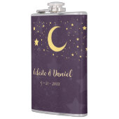 Celestial Wedding Starry Sky Flachmann (Links)