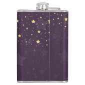 Celestial Wedding Starry Sky Flachmann (Rückseite)