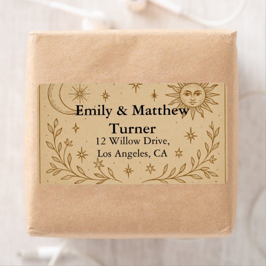 Celestial Wedding Sun and Moon Design (Insitu)