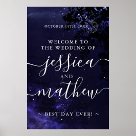 Celestial Wedding Theme Willkommen bei unserer Hoc Poster
