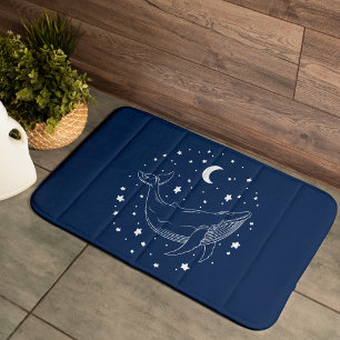 Celestial Whale Badematte